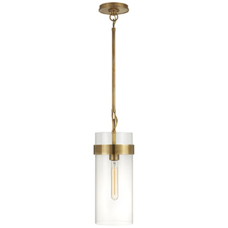 Visual Comfort Signature Canada - S 5673HAB-CG - One Light Pendant - Presidio - Hand-Rubbed Antique Brass