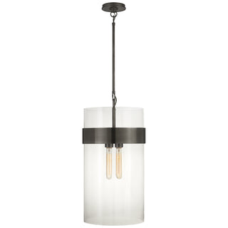 Visual Comfort Signature Canada - S 5674BZ-CG - Four Light Pendant - Presidio - Bronze