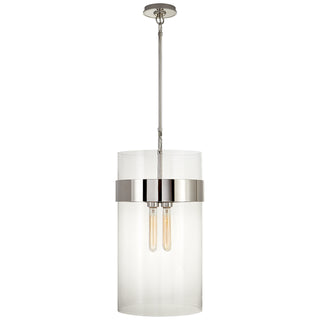 Visual Comfort Signature Canada - S 5674PN-CG - Four Light Pendant - Presidio - Polished Nickel
