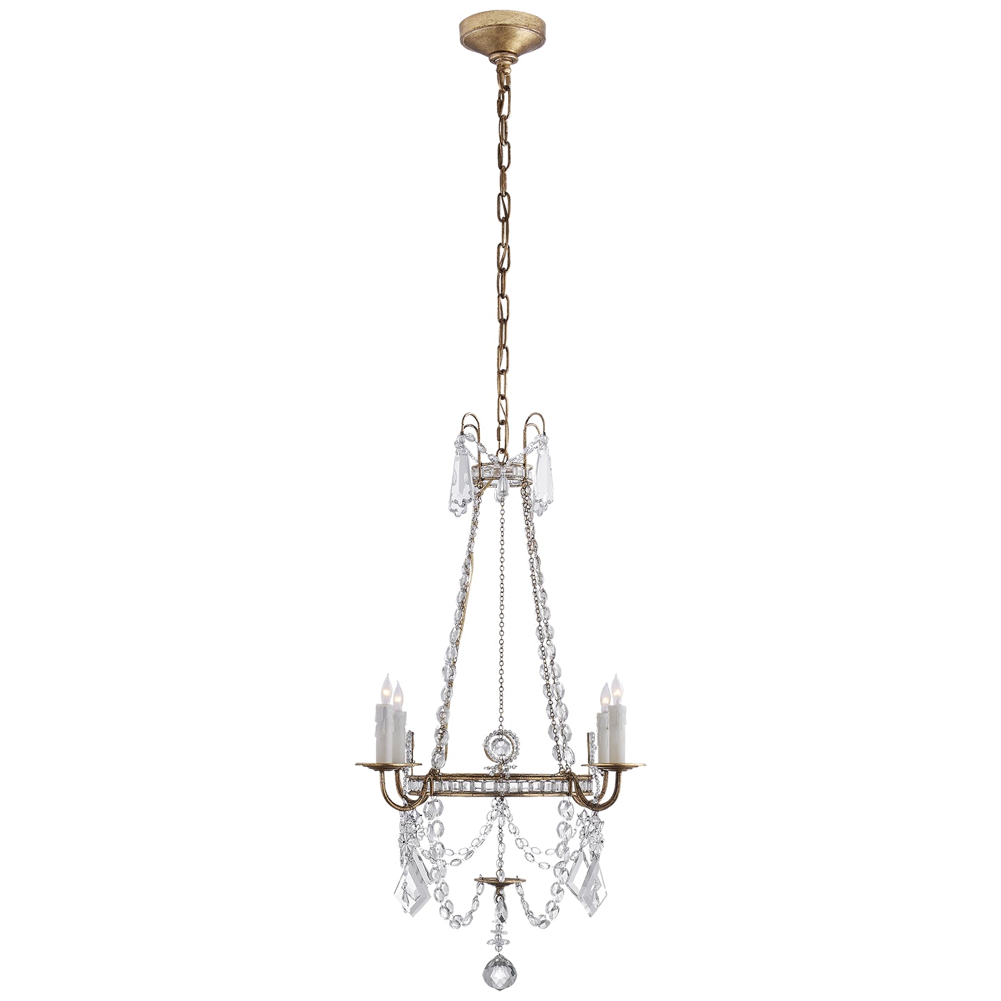 Visual Comfort Signature Canada - SP 5030GI-CG - Four Light Chandelier - Sharon - Gilded Iron