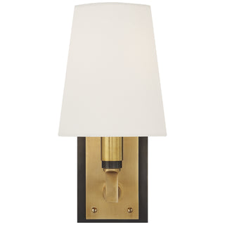 Visual Comfort Signature Canada - TOB 2284BZ/HAB-L - One Light Wall Sconce - Watson - Bronze with Antique Brass