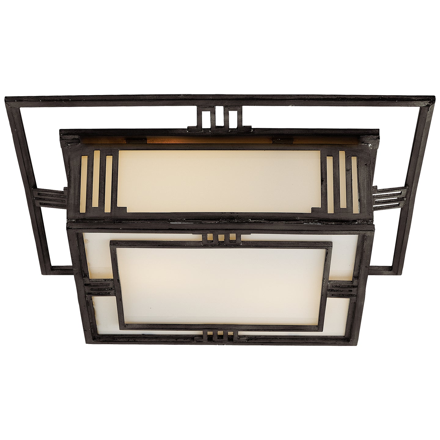 Visual Comfort Signature Canada - TOB 4220AI - Two Light Flush Mount - Enrique - Aged Iron