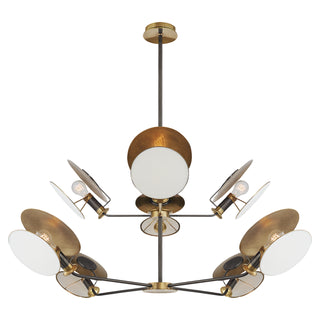Visual Comfort Signature Canada - TOB 5290BZ/HAB-L - Eight Light Chandelier - Osiris - Bronze and Hand-Rubbed Antique Brass