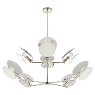 Visual Comfort Signature Canada - TOB 5290PN-L - Eight Light Chandelier - Osiris - Polished Nickel