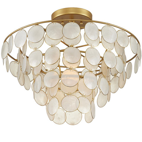 Bon Vivant Small Semi-Flush Mount