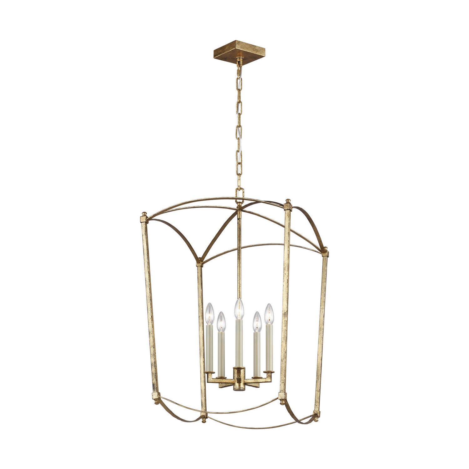 Visual Comfort Studio Canada - F3323/5ADB - Five Light Lantern - Thayer - Antique Gild