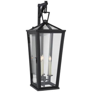 Darlana Outdoor Three Light Wall Lantern