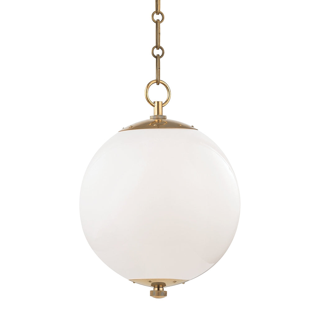 Hudson Valley Canada - MDS700-AGB - One Light Pendant - Sphere No.1 - Aged Brass
