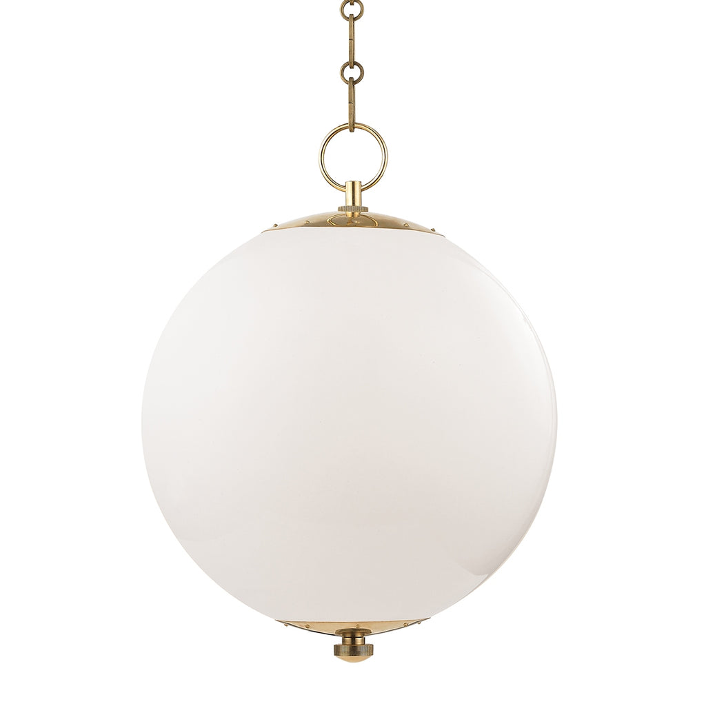 Hudson Valley Canada - MDS701-AGB - One Light Pendant - Sphere No.1 - Aged Brass