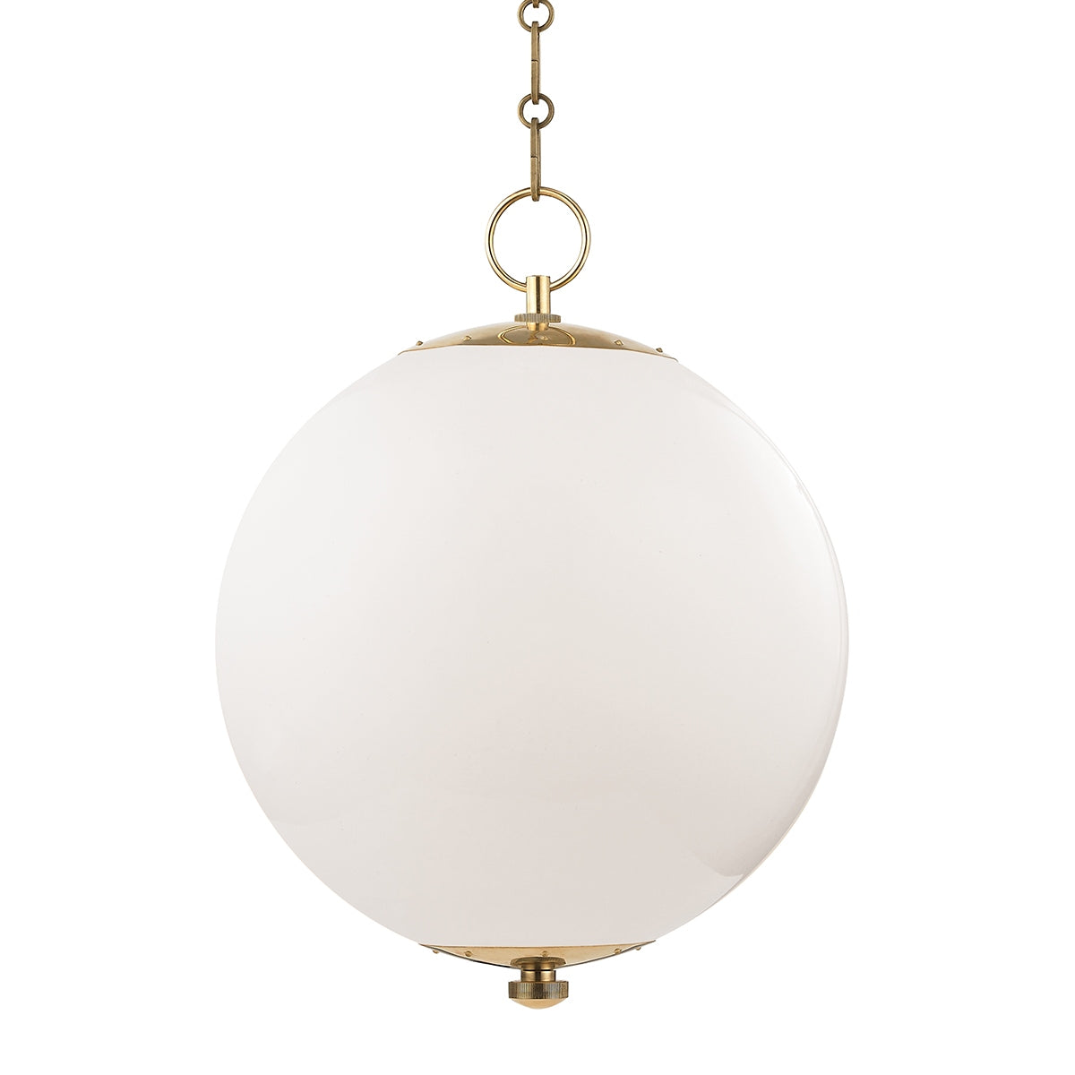 Hudson Valley Canada - MDS701-AGB - One Light Pendant - Sphere No.1 - Aged Brass