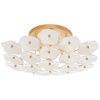 Visual Comfort Signature Canada - KS 4065SB-CRE - Three Light Flush Mount - Leighton - Soft Brass
