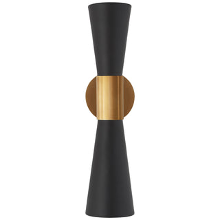 Visual Comfort Signature Canada - ARN 2009HAB/BLK - Two Light Wall Sconce - Clarkson - Hand-Rubbed Antique Brass