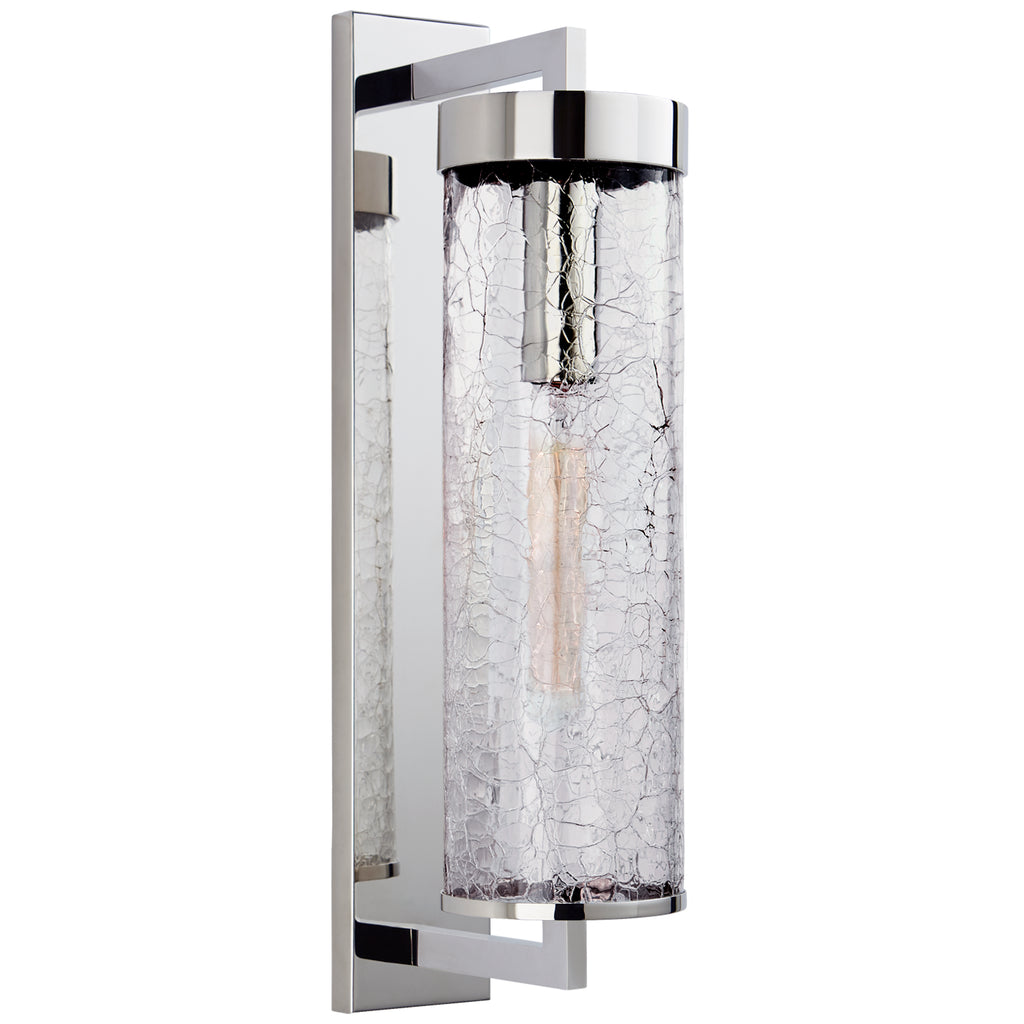 Visual Comfort Signature Canada - KW 2123PN-CRG - One Light Bracketed Wall Sconce - Liaison - Polished Nickel