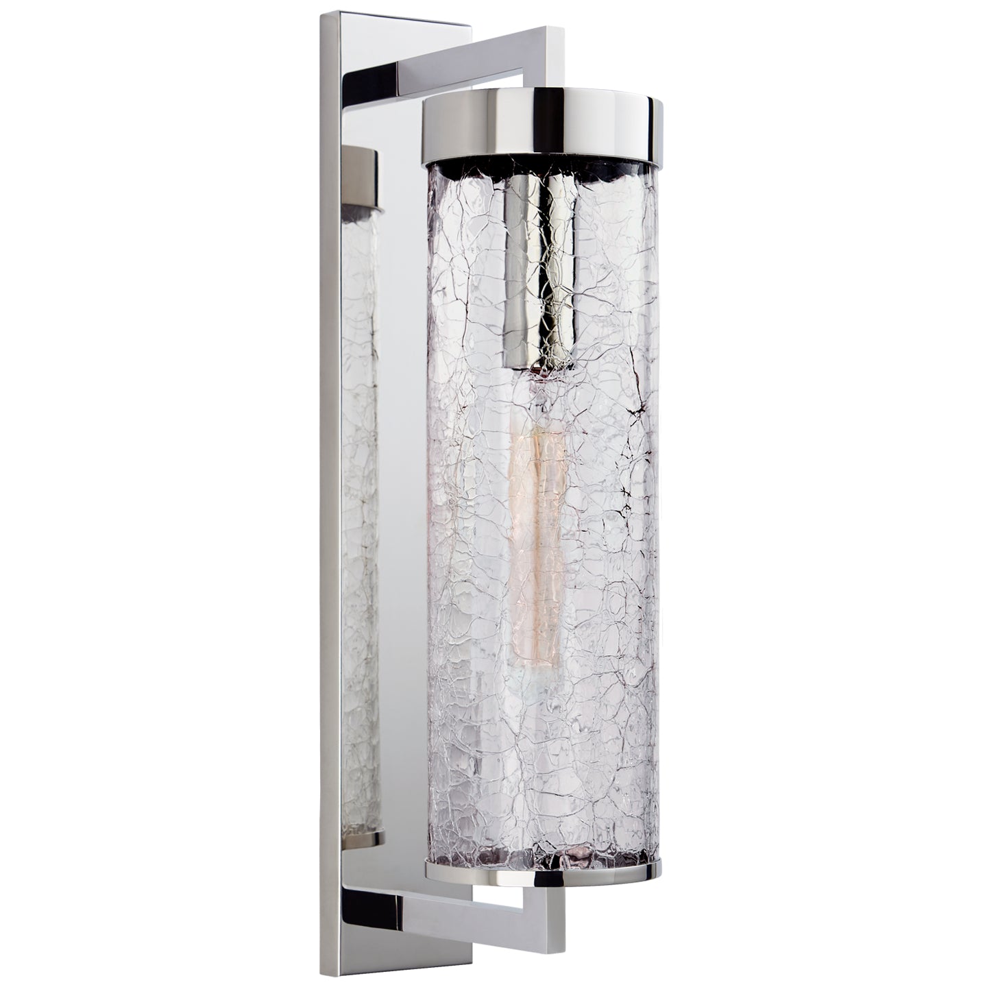 Visual Comfort Signature Canada - KW 2123PN-CRG - One Light Bracketed Wall Sconce - Liaison - Polished Nickel