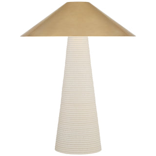 Visual Comfort Signature Canada - KW 3660PRW-AB - Three Light Accent Lamp - Miramar - Porous White Porcelain