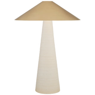 Visual Comfort Signature Canada - KW 3661PRW-AB - Two Light Table Lamp - Miramar - Porous White Porcelain