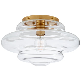 Visual Comfort Signature Canada - KW 4271AB-CG - One Light Flush Mount - Tableau - Antique-Burnished Brass