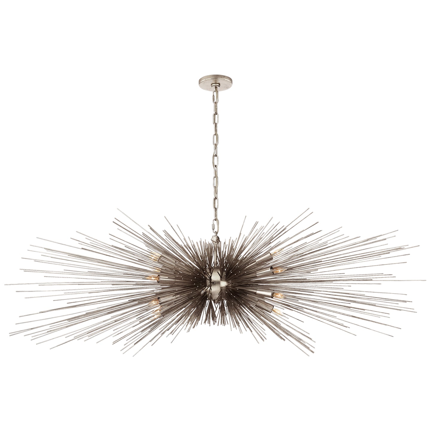 Visual Comfort Signature Canada - KW 5182BSL - 16 Light Chandelier - Strada - Burnished Silver Leaf