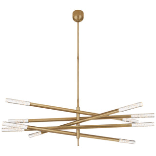 Visual Comfort Signature Canada - KW 5587AB-SG - LED Chandelier - Rousseau - Antique-Burnished Brass