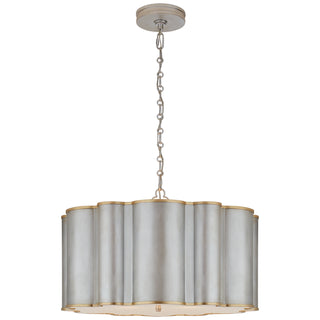 Visual Comfort Signature Canada - AH 5215BSL/G-FA - Four Light Pendant - Markos - Burnished Silver Leaf with Gild