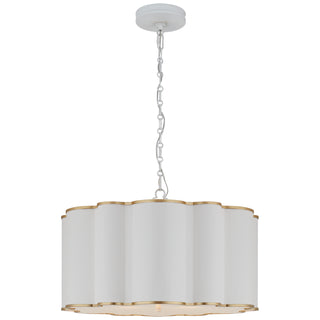 Visual Comfort Signature Canada - AH 5215WHT/G-FA - Four Light Pendant - Markos - White with Gild