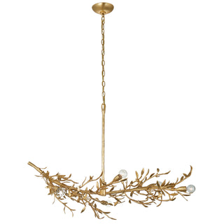 Visual Comfort Signature Canada - JN 5070AGL - Six Light Chandelier - Mandeville - Antique Gold Leaf