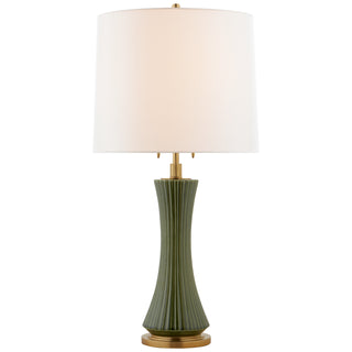 Visual Comfort Signature Canada - TOB 3655EMG-L - Two Light Table Lamp - Elena - Emerald Green