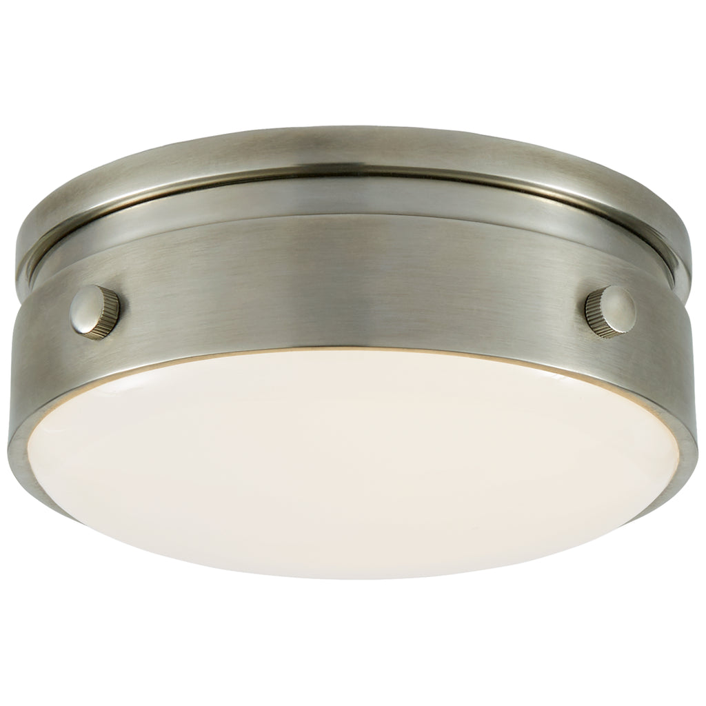 Visual Comfort Signature Canada - TOB 4062AN-WG - LED Flush Mount - Hicks - Antique Nickel