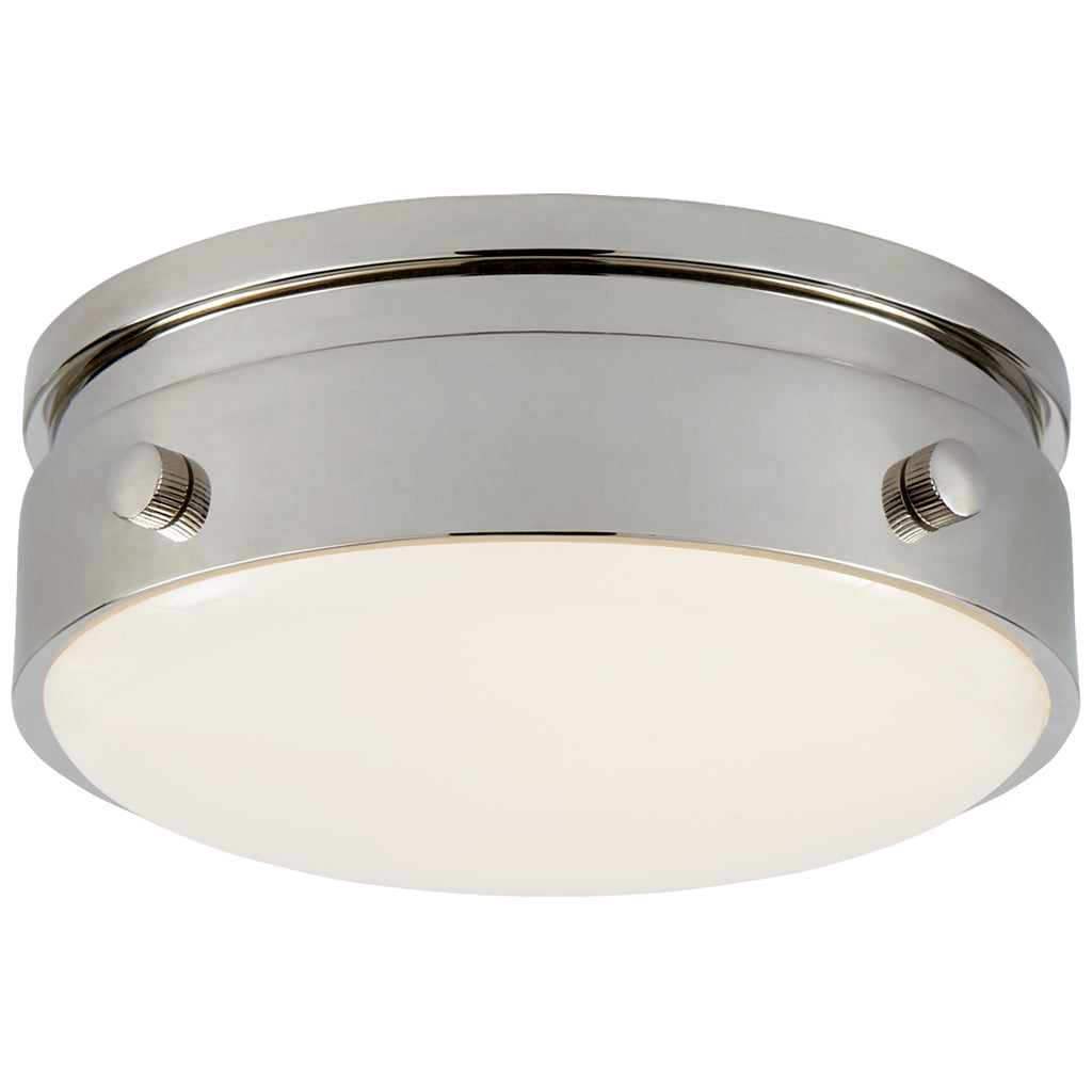 Visual Comfort Signature Canada - TOB 4062PN-WG - LED Flush Mount - Hicks - Polished Nickel