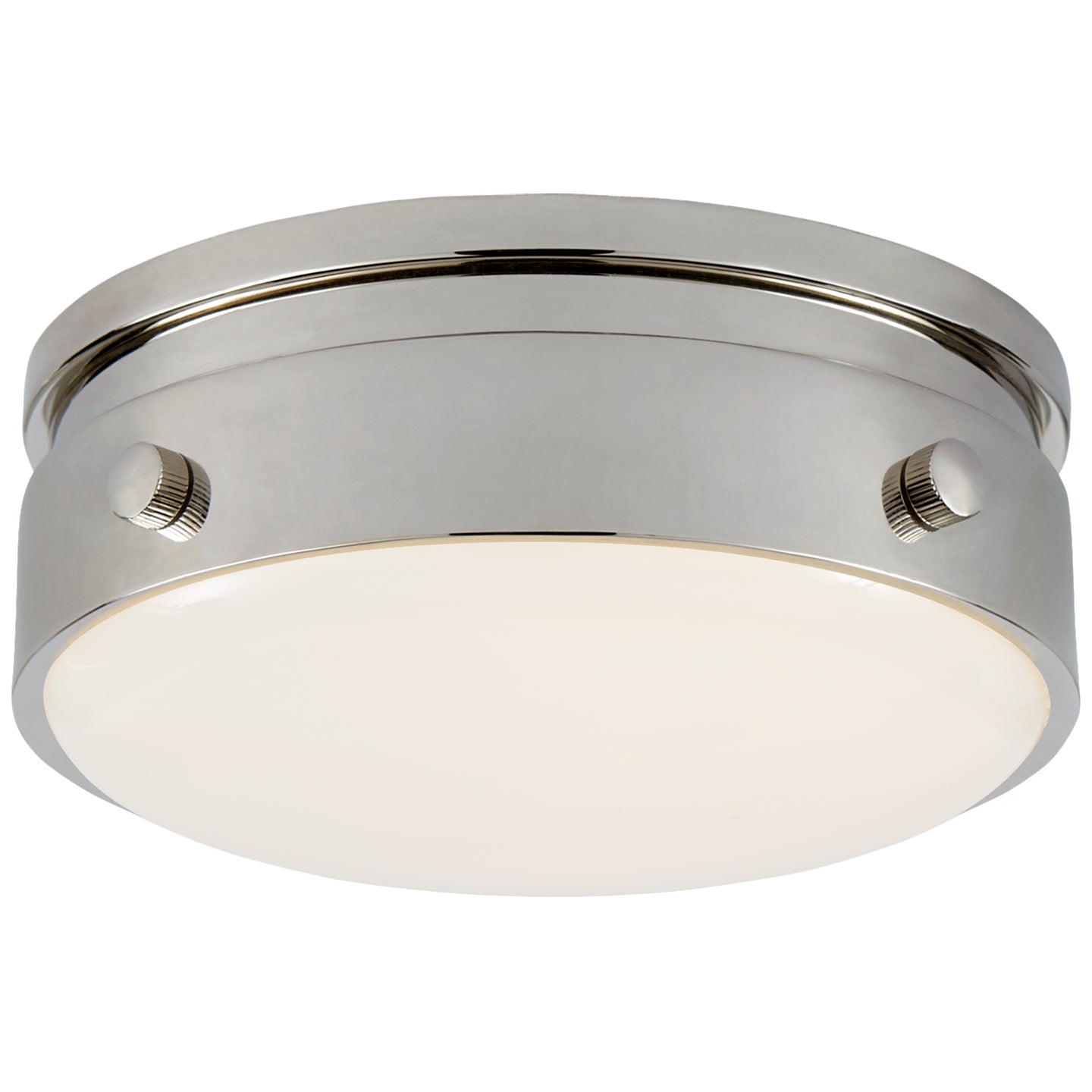 Visual Comfort Signature Canada - TOB 4062PN-WG - LED Flush Mount - Hicks - Polished Nickel