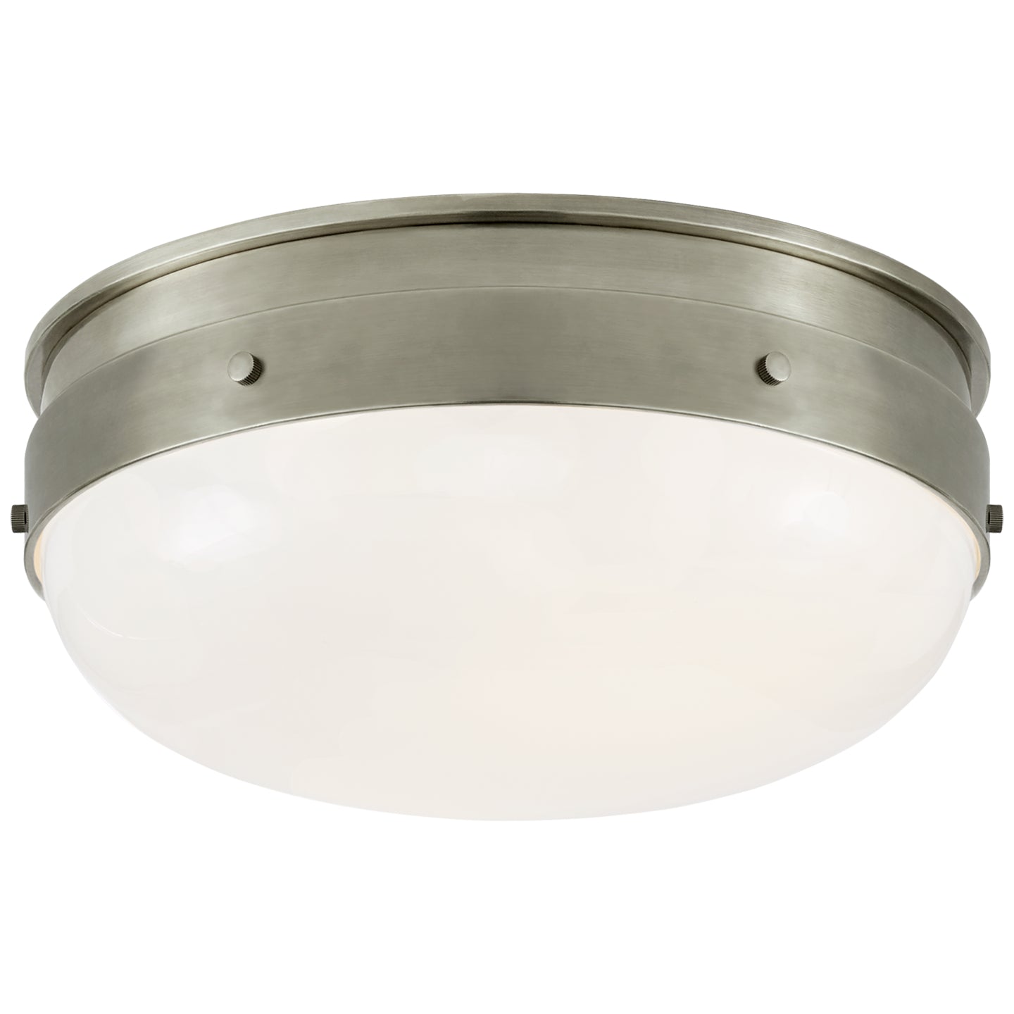 Visual Comfort Signature Canada - TOB 4063AN-WG - Two Light Flush Mount - Hicks - Antique Nickel