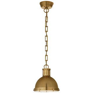 Visual Comfort Signature Canada - TOB 5068HAB - One Light Pendant - Hicks - Hand-Rubbed Antique Brass