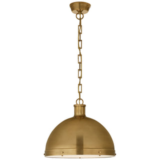 Visual Comfort Signature Canada - TOB 5071HAB - Two Light Pendant - Hicks - Hand-Rubbed Antique Brass