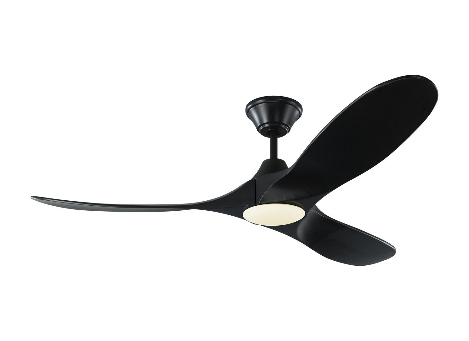 Visual Comfort Fan Canada - 3MAVR52BKBKD - 52" Ceiling Fan - Maverick - Matte Black