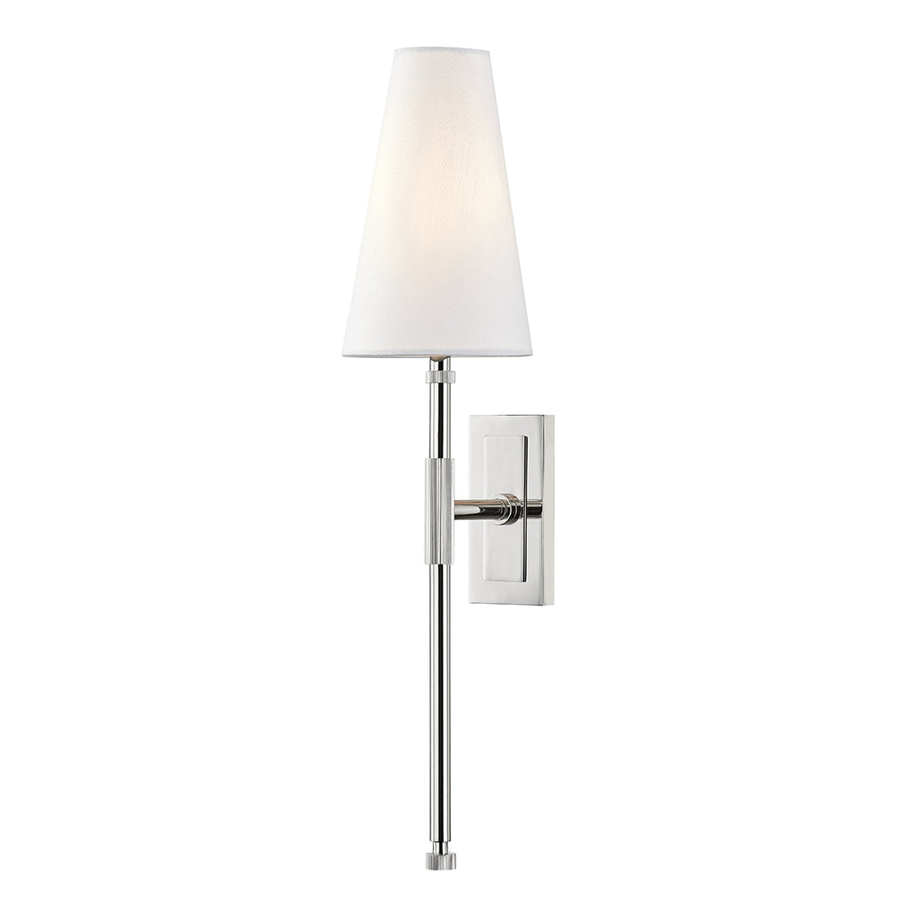 Hudson Valley Canada - 3721-PN - One Light Wall Sconce - Bowery - Polished Nickel