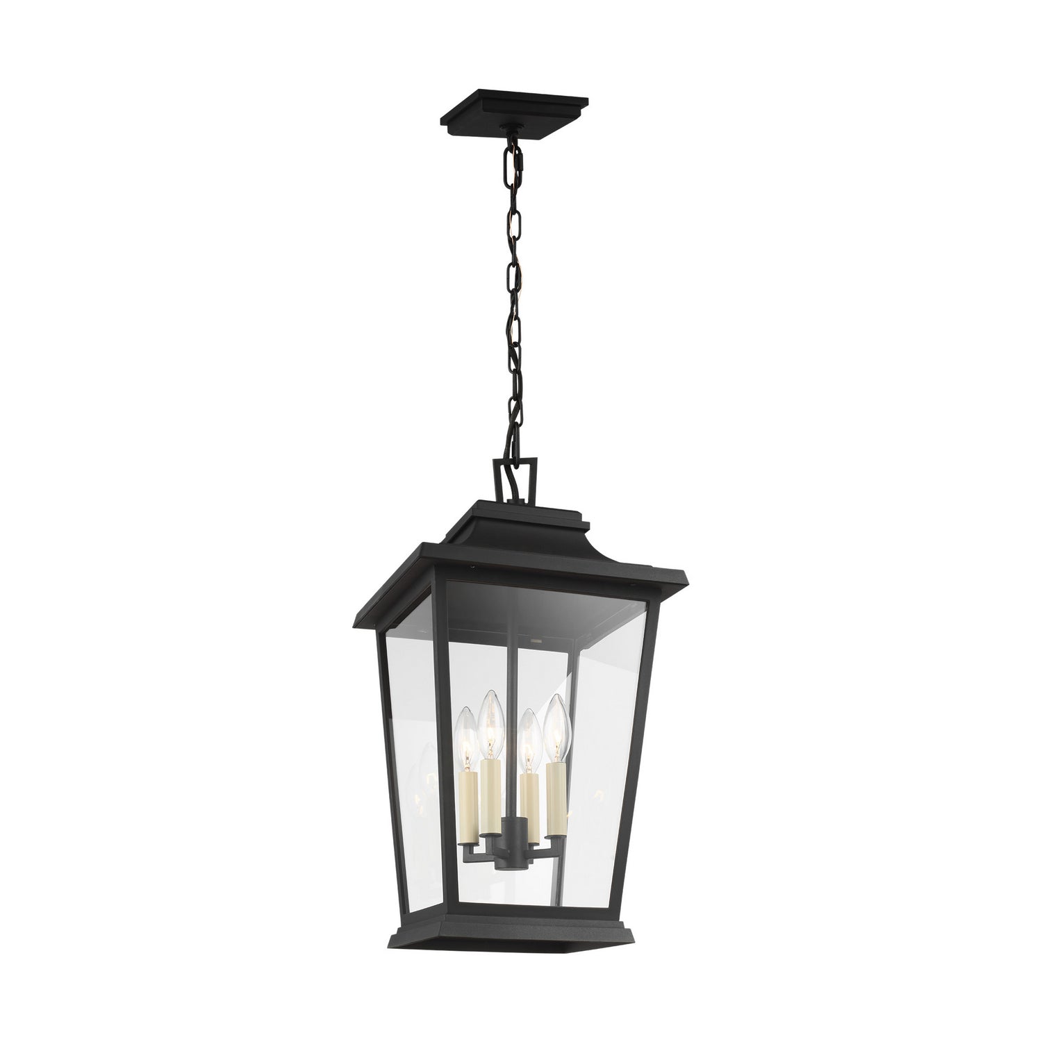 Visual Comfort Studio Canada - OL15409TXB - Four Light Lantern - Warren - Textured Black