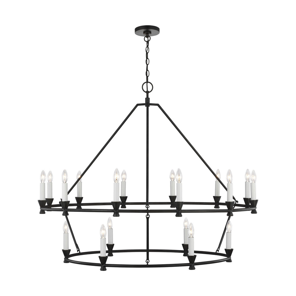Visual Comfort Studio Canada - CC11818AI - 18 Light Chandelier - Keystone - Aged Iron
