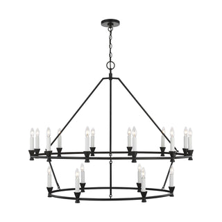Visual Comfort Studio Canada - CC11818AI - 18 Light Chandelier - Keystone - Aged Iron