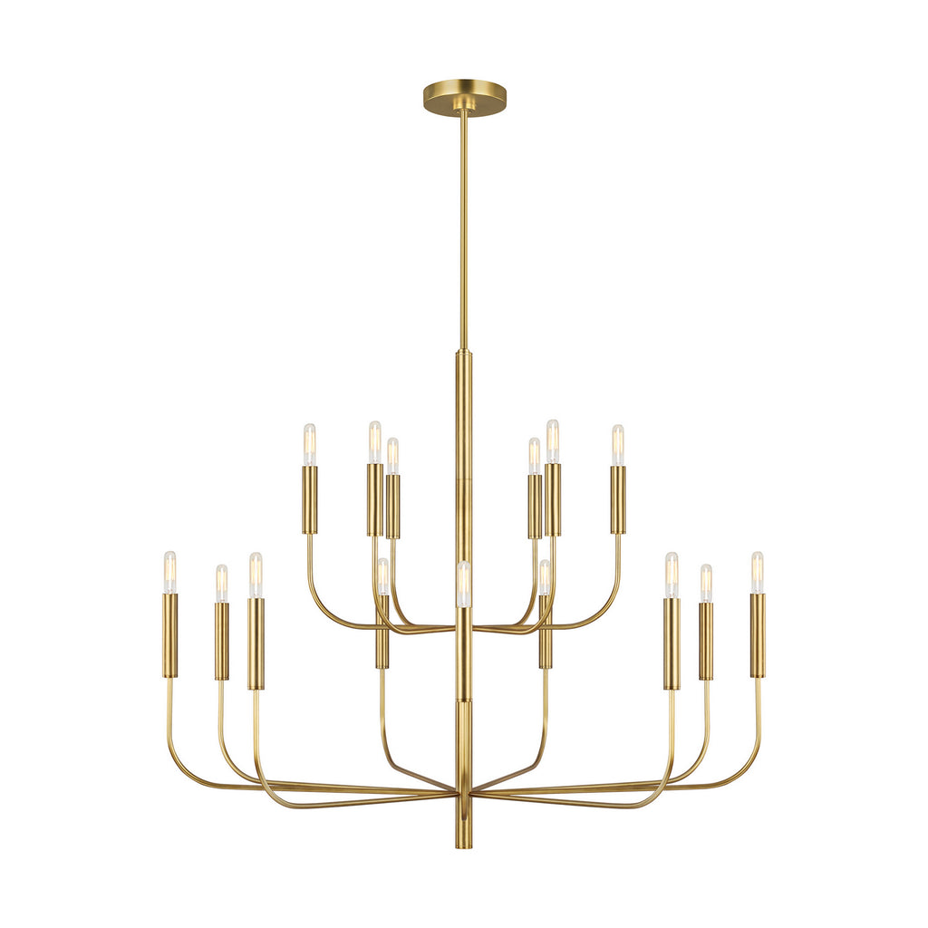 Visual Comfort Studio Canada - EC10015BBS - 15 Light Chandelier - Brianna - Burnished Brass