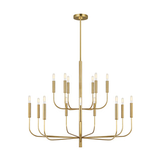 Visual Comfort Studio Canada - EC10015BBS - 15 Light Chandelier - Brianna - Burnished Brass