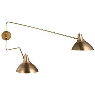 Visual Comfort Signature Canada - ARN 2072HAB - Two Light Wall Sconce - Charlton - Hand-Rubbed Antique Brass