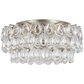 Visual Comfort Signature Canada - ARN 4171BSL-CG - Four Light Flush Mount - Liscia - Burnished Silver Leaf
