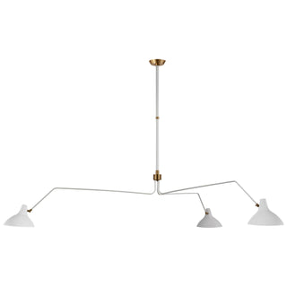 Visual Comfort Signature Canada - ARN 5007WHT - Three Light Chandelier - Charlton - White