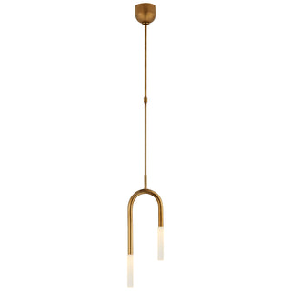 Visual Comfort Signature Canada - KW 5590AB-EC - LED Pendant - Rousseau - Antique-Burnished Brass