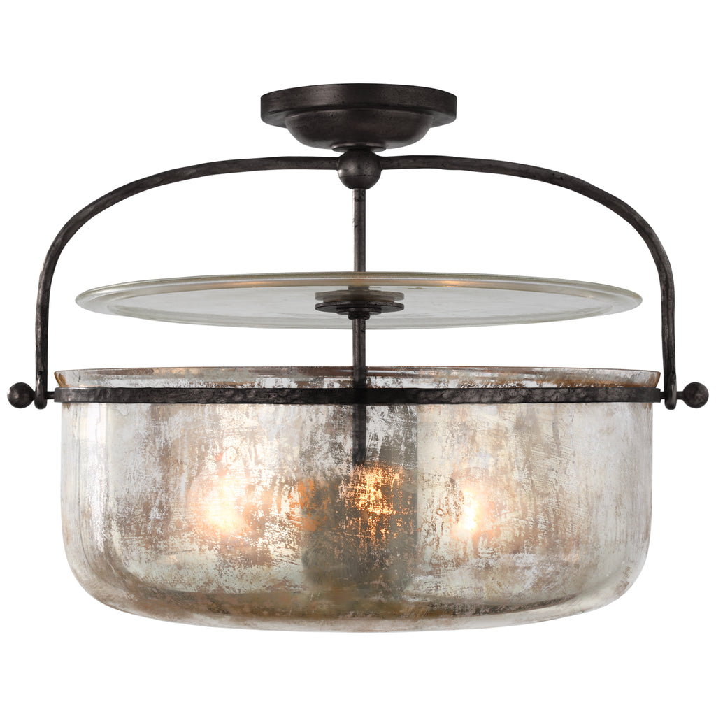 Visual Comfort Signature Canada - CHC 4270AI-MG - Three Light Lantern - Lorford - Aged Iron