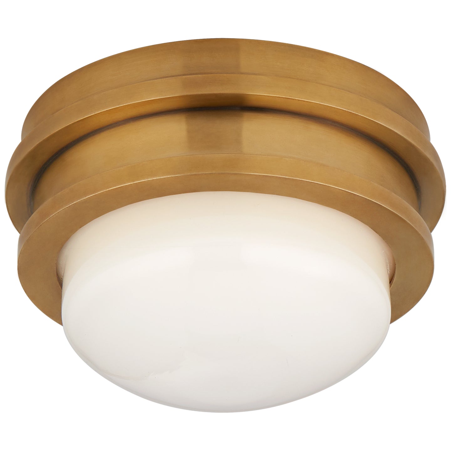 Visual Comfort Signature Canada - CHC 4600AB-WG - LED Flush Mount - Launceton - Antique-Burnished Brass