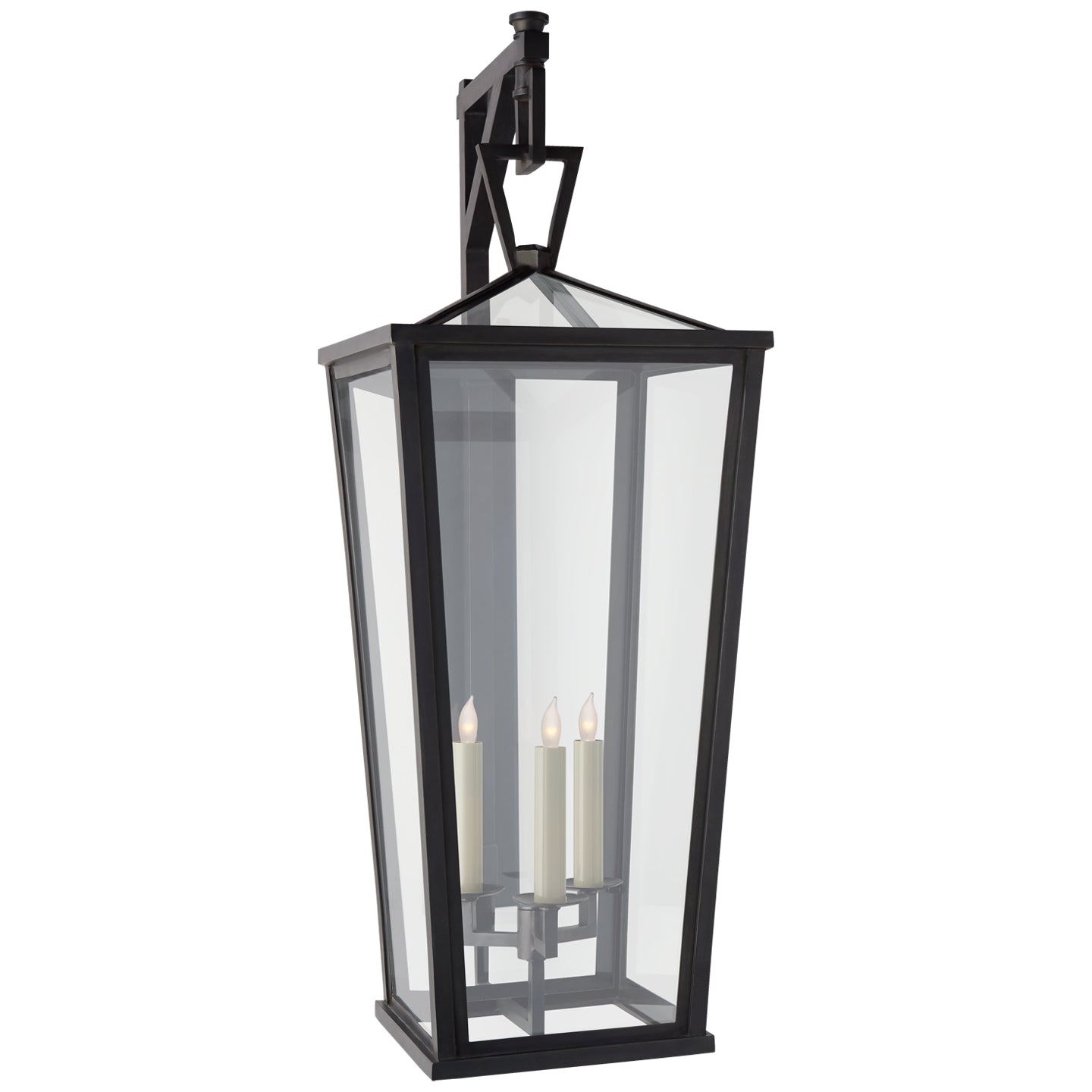 Visual Comfort Signature Canada - CHO 2790BZ-CG - Three Light Wall Lantern - Darlana Outdoor - Bronze