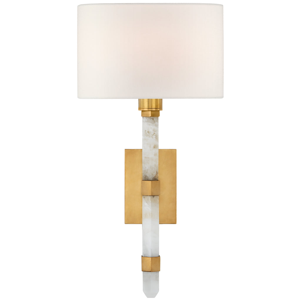 Visual Comfort Signature Canada - SK 2902AB/Q-L - One Light Wall Sconce - Adaline - Antique-Burnished Brass