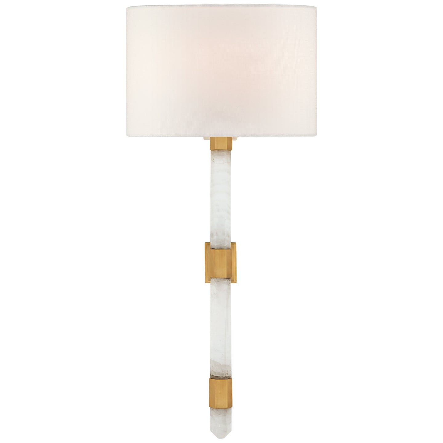 Visual Comfort Signature Canada - SK 2904AB/Q-L - One Light Wall Sconce - Adaline - Antique-Burnished Brass