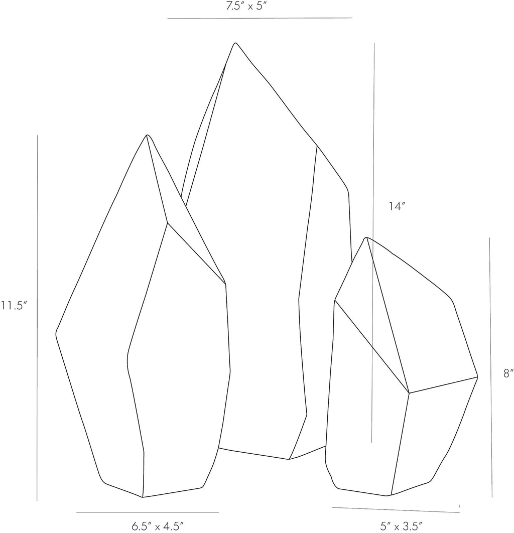 Nerine Sculptures, Set of 3